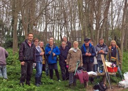 Record number - 16 volunteers attend April 2019 work party