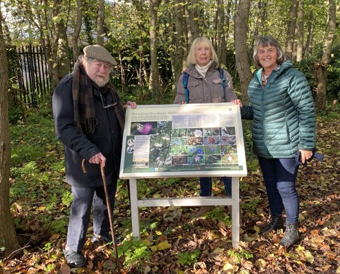 Mark Negin, Lisa Hunt & Sue Smith founding members of The Friends of Montefiore Woodland